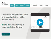 Tablet Screenshot of ergochair.co.uk